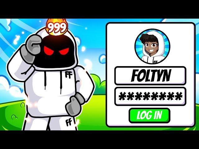 I Logged Into FOLTYNS ACCOUNT In Roblox Rivals!