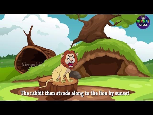 The foolish lion and clever rabbit | Moral Stories for Kids | English Cartoon | Nirnay Kidz