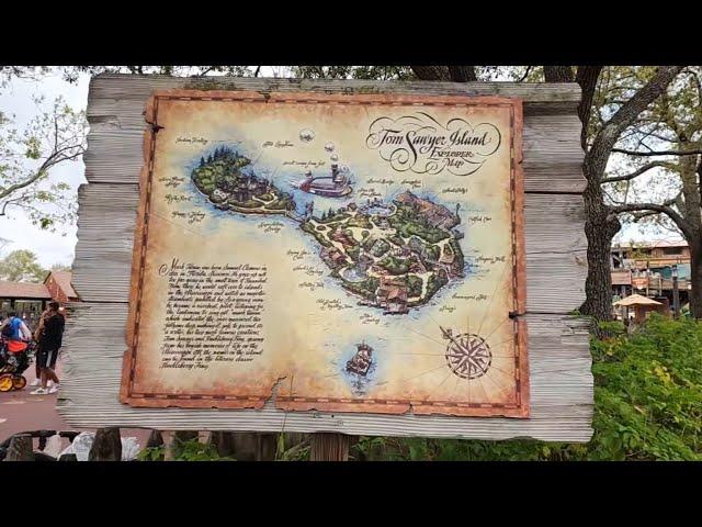  LIVE: Disney's Magic Kingdom |  Let's Explore Tom Sawyers Island... 3/5/25