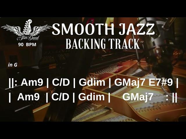 Smooth Jazz  Backing Track in G