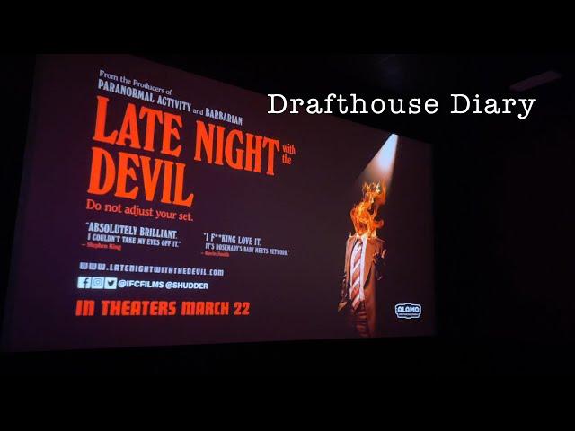 What if Aaron Sorkin wrote The Exorcist? - LATE NIGHT WITH THE DEVIL (Drafthouse Diary Movie Vlog)