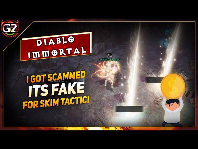 I Got Scammed -It's Fake & Tactic To SKIM $ | Diablo Immortal