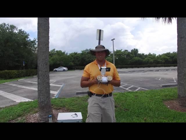 Phantom 3 Flying over Dr  Paul's Dog Park near Thunderstorms