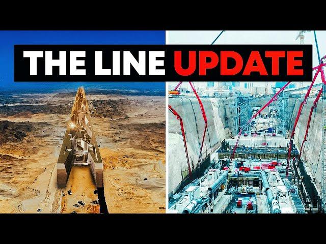 THE LINE | NEOM Latest Construction Update - 2024