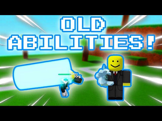 ALL OLD ABILITIES! | Ability Wars