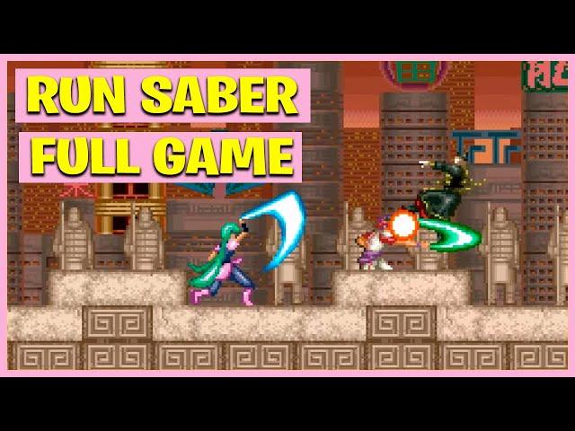 SNES Gameplay — Run Saber [2 Players] [4K, 60fps]