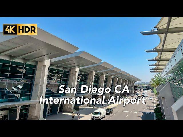 4K Drive - La Mesa to San Diego International Airport USA [60fps] POV |HDR|