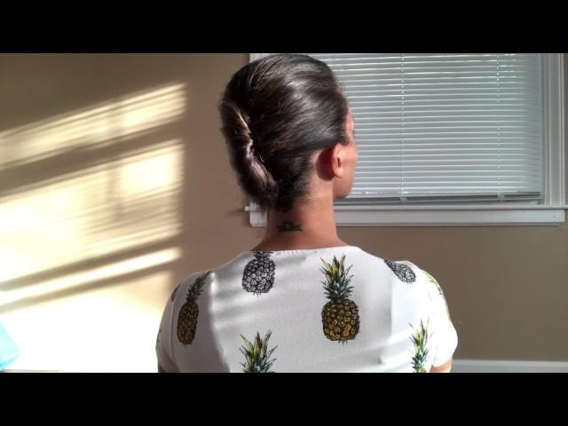 French twist for short hair