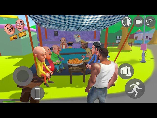 Franklin Went To Motu Patlu City FURFURI NAGAR In Indian Bikes Driving 3D