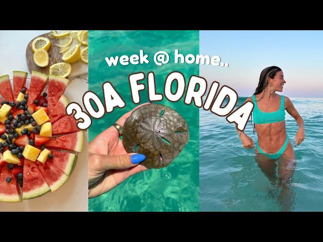 week vlog: at home in 30A Florida: paddle days, backyard parties, workouts, etc. !!!