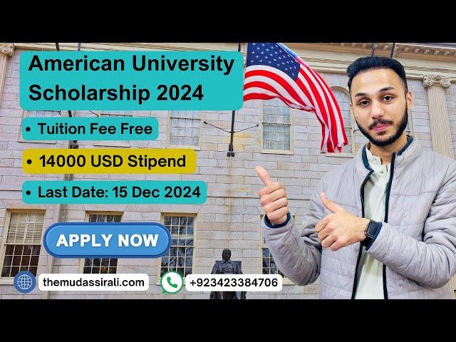 How to Apply for American University Scholarship 2024 | Apply for USA Scholarship | #USA_Scholarship