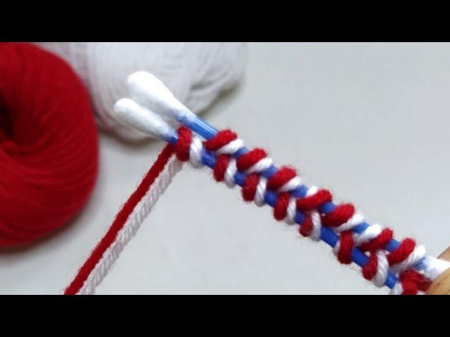 3 Superb Woolen Yarn Flower design ideas with Cotton Buds | Easy Sewing Hack