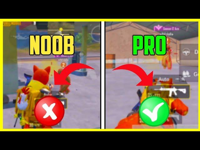 Top 5 basic tricks & tips in PUBG MOBILE for beginners | Guide to become noob to pro #1