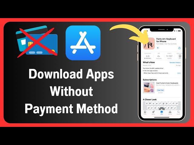 How To Download Apps Without Payment Method in iPhone or iPad (2024)