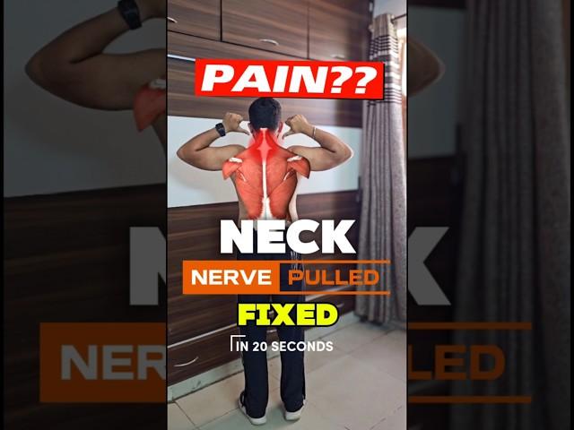 Fix Neck Pain in Seconds | Neck Stretch for Sprain & Nerve Pull