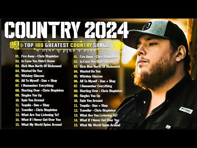 Top Country Songs 2024  Brett Young, Morgan Wallen, Luke Combs, Kane Brown, Jason Aldean,Luke Bryan