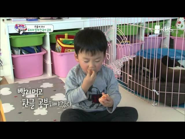 [HIT] 슈퍼맨이 돌아왔다-사랑이-유토의 한국어 수업! 유토의 실력은?.20150111