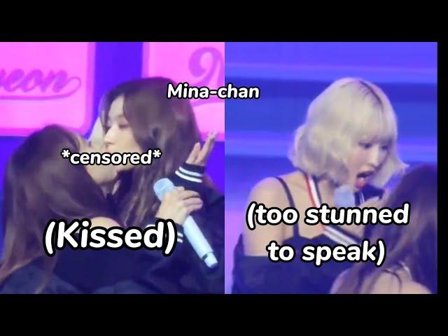 momo’s reaction on nayeon *accidentally* kissed sana on lips