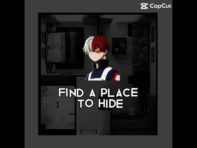 Find a place to hide pt 9 #mha #todoroki