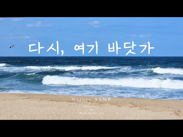 ASMR nature sounds 8 hours, Here again, the beach, the sound of the East Sea sea