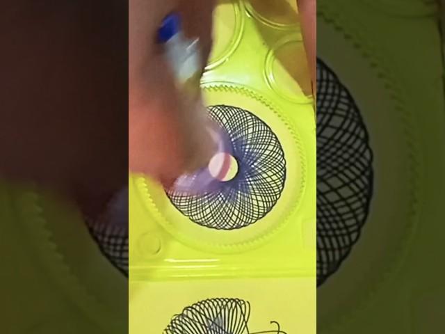 How many rotations did the pen make in total100 #Spirograph #2024 #shorts #relax #satisfying #short