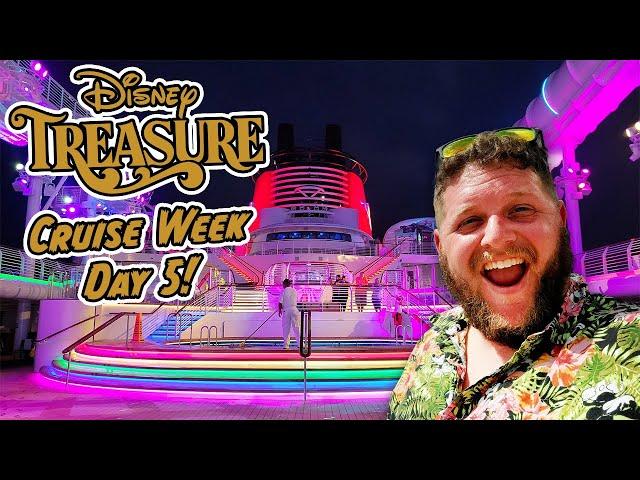 DISNEY TREASURE CRUISE WEEK DAY 5 | St Thomas, Aquamouse, thanksgiving dinner