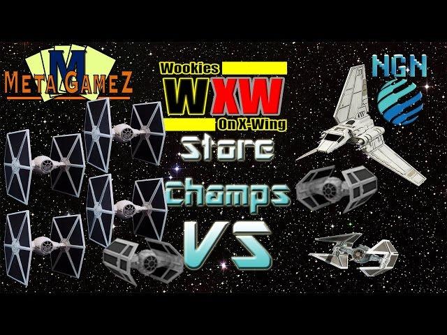 X-Wing Store Champs (Gamezilla 2016) | Game 3: Crack Swarm vs Palp Aces (Fixed Audio)