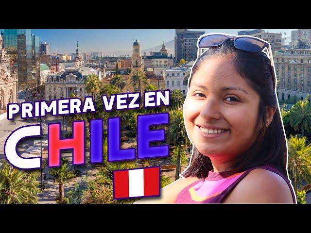 PERUANA VISITA CHILE POR PRIMERA VEZ!  SUS PRIMERAS IMPRESIONES DE SANTIAGO