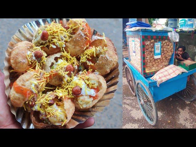 15 Years old Hardworking Bihar Boy making Special Meetha Pani Puri in Marsaghai  || Indian Food