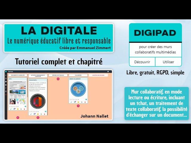 Tutoriel - Digipad (Ladigitale) (complet et chapitré)