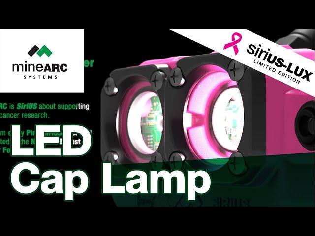 LED Cap Lamp - MineARC Systems SiriUS-LUX Limited Edition Pink