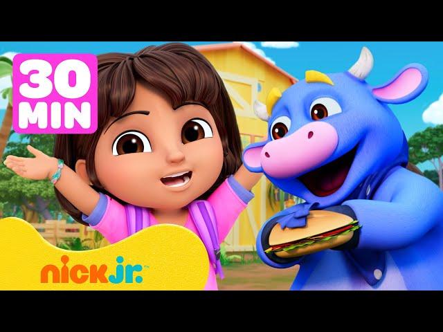 Dora | Os Momentos Mais Engraçados de Benny!  Compilado de 30 Minutos | Nick Jr. em Português