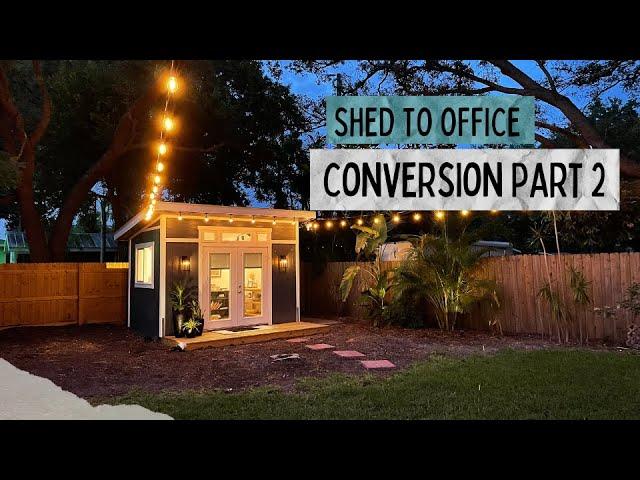 Part 2: Upgrading our Shed Office