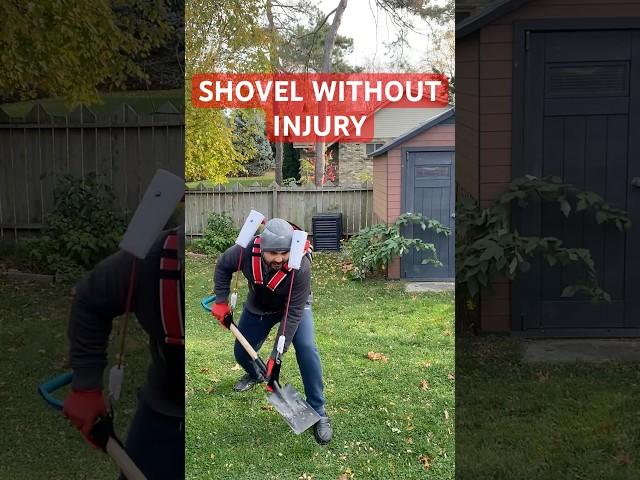 Shovel Without Injury. #shorts #exo #fall #autumn #industrial #gardening #video #new #safety #short