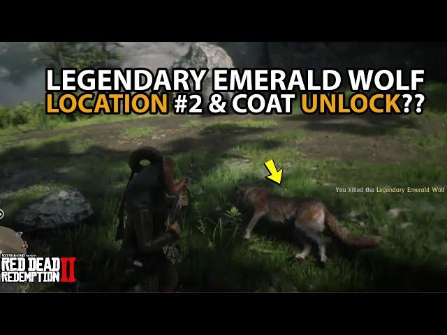 *NEW* Legendary Emerald Wolf location #2 & Coat Unlock?? in Red Dead Online