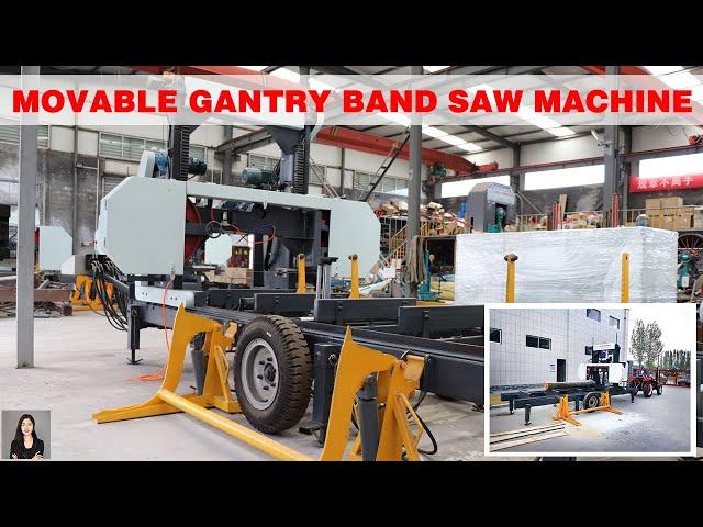 Light type band saw machine | Movable Gantry band saw machine