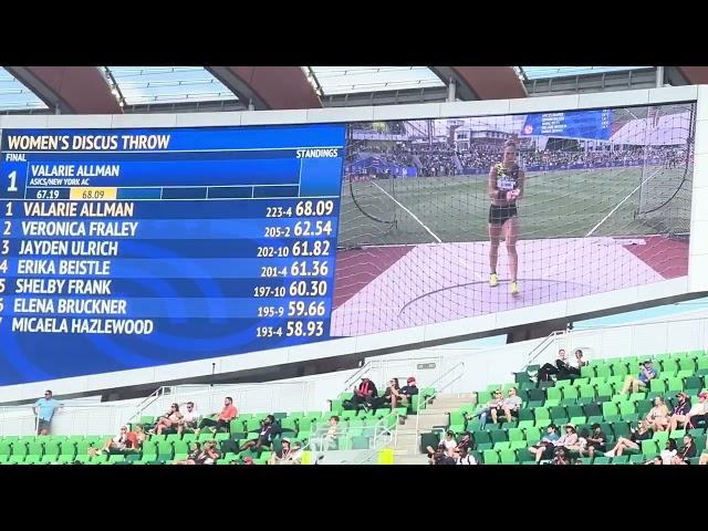 Valarie Allman Women’s Discus 2024 U.S. Olympic Trials