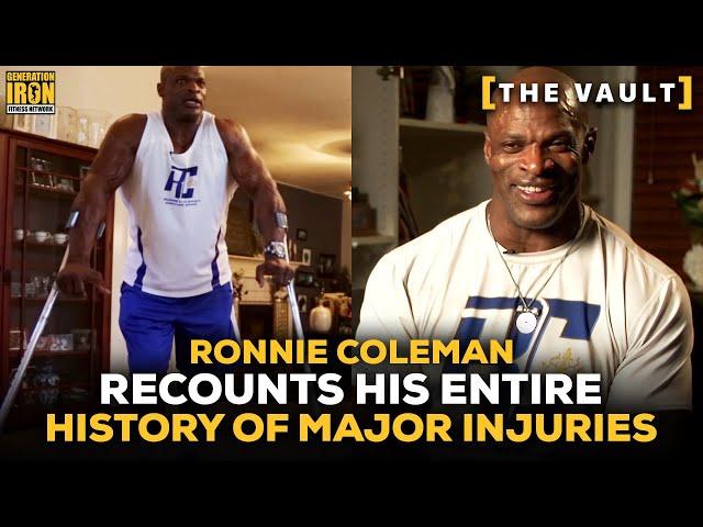 Ronnie Coleman Recounts His Entire History Of Major Injuries | GI Vault