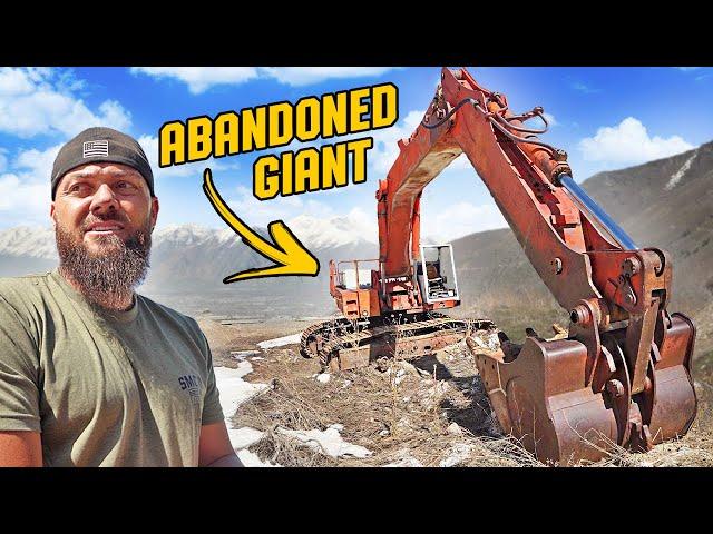 If We Can Get This Giant Abandoned Excavator Started We Can KEEP It!