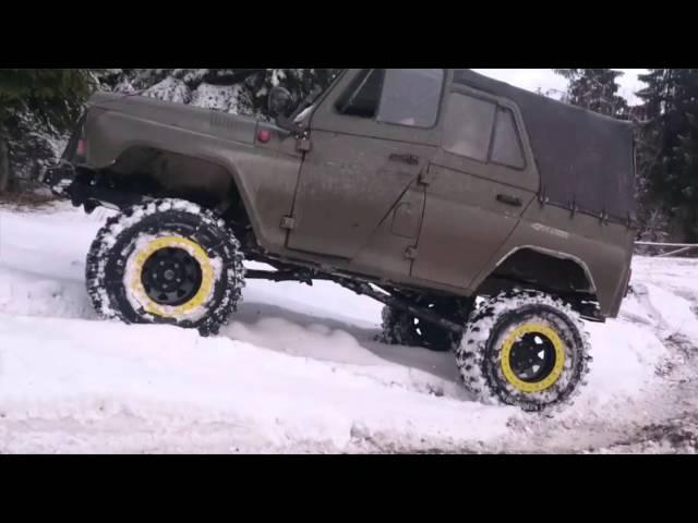 Uaz 4x4 off road special test