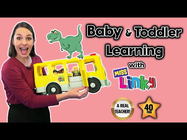 Learn to Talk with Miss Linky | Baby and Toddler First Words | Nursery Rhymes