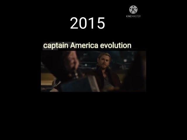 Evolution of captain America in movie #shorts #evolution  #captainAmerica