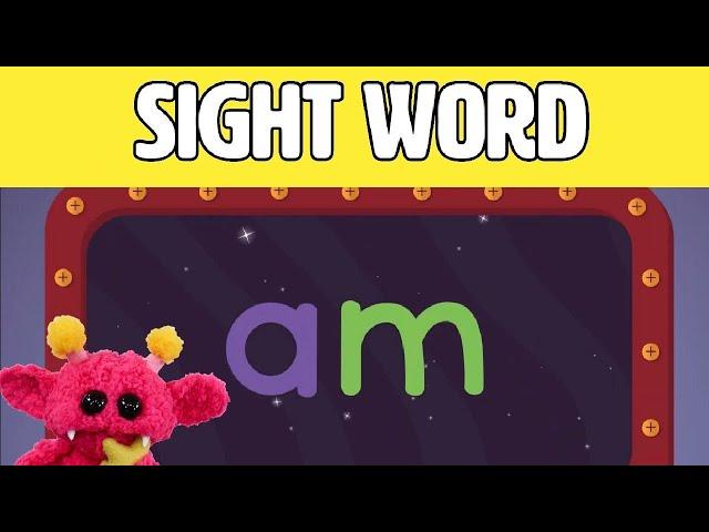 AM - Let's Learn the Sight Word AM with Hubble the Alien! | Nimalz Kidz! Songs and Fun!