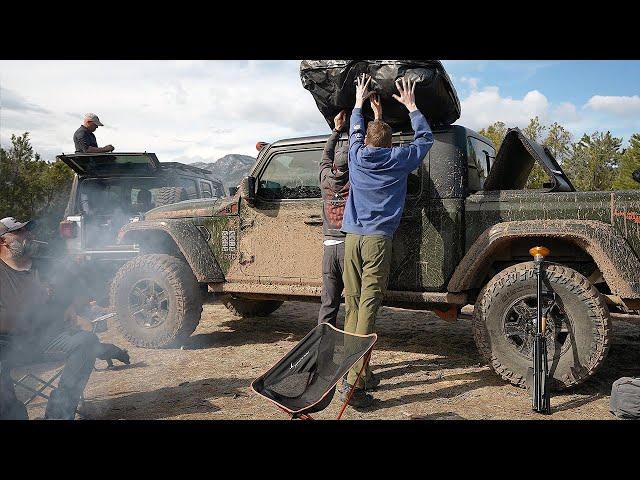 Back to Basics - ASMR Camping - Jeep Gladiator off-road