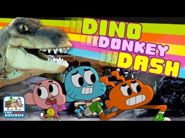 The Amazing World of Gumball: Dino Donkey Dash - Get Daisy Back! (Cartoon Network Games)