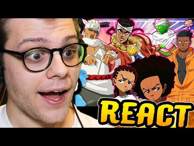 Black Anime Character Rap Cypher | RUSTAGE REACTS