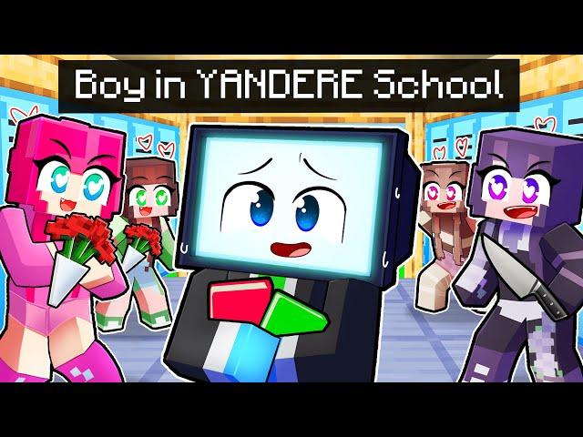 ONE BOY in a YANDERE ONLY School!