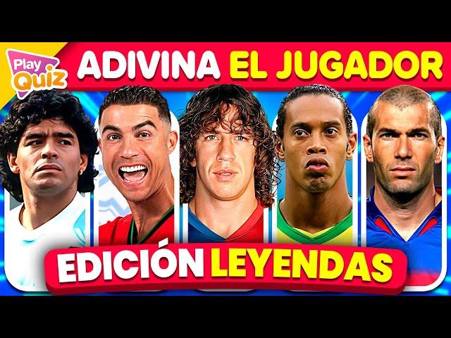 Adivina El Jugador Leyenda de Fútbol  ️ ¿Cuánto Sabes de Fútbol | PlayQuiz Trivia