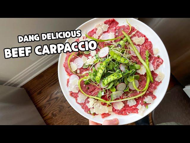 Making Beef Carpaccio at Home (Raw Italian-style Beef)