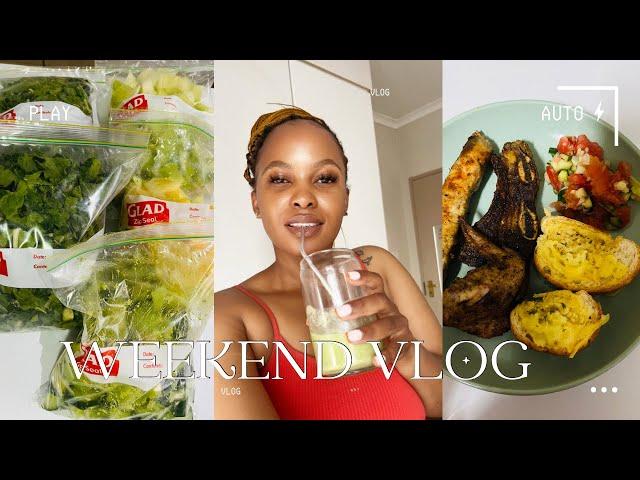 WEEKEND  VLOG: Saturday braai night | Sunday green juice preps